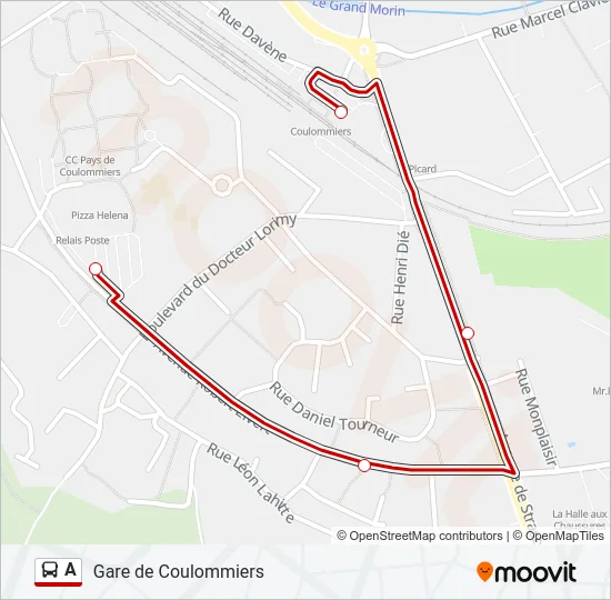 A Bus Line Map