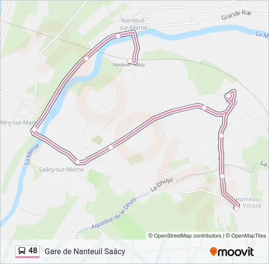 48 Bus Line Map