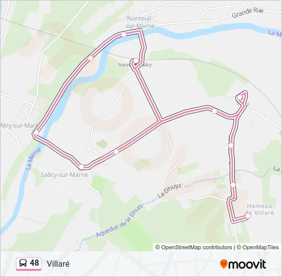 48 Bus Line Map