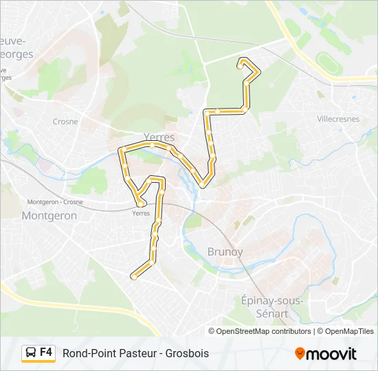 F4 Bus Line Map