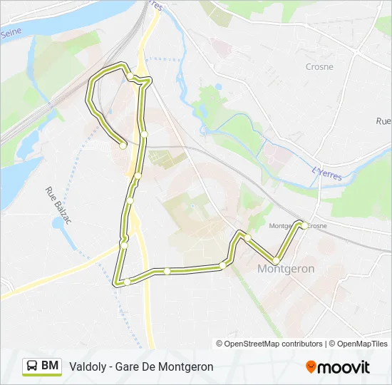 BM Bus Line Map