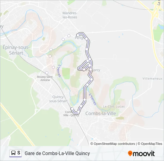 S Bus Line Map