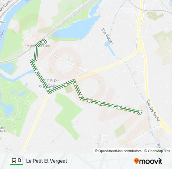 D Bus Line Map