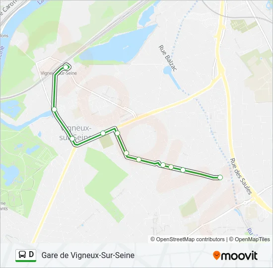 D Bus Line Map