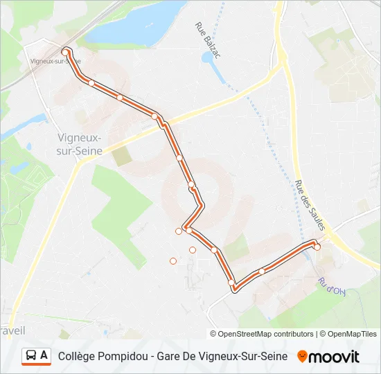 A Bus Line Map