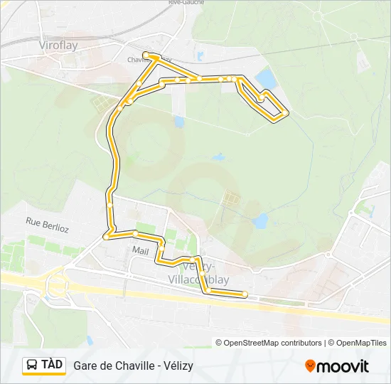 TÀD Bus Line Map
