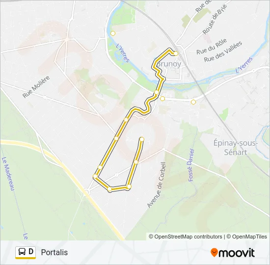 D Bus Line Map