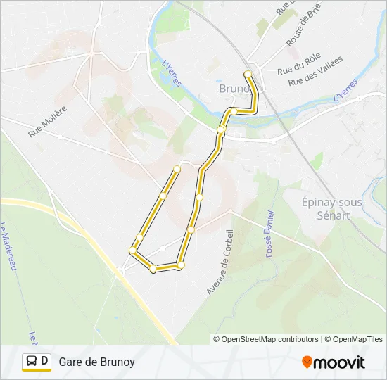 D Bus Line Map