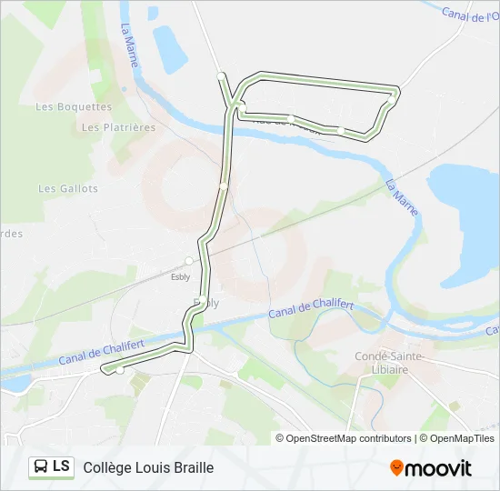 LS Bus Line Map