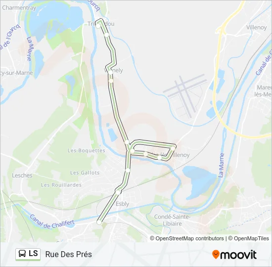 LS Bus Line Map