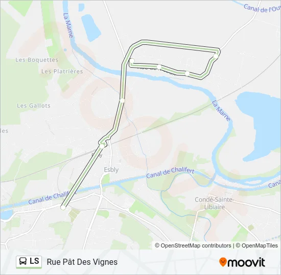 LS Bus Line Map