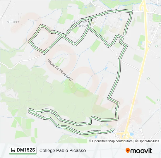 DM152S Bus Line Map