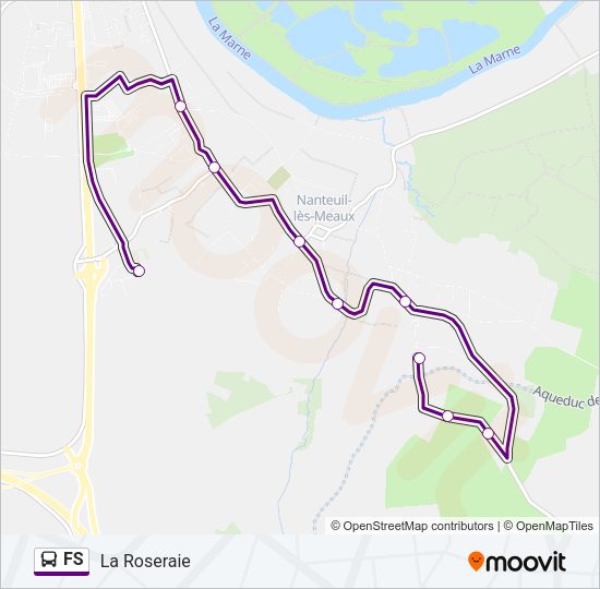 FS Bus Line Map