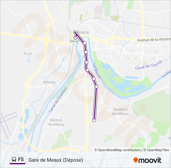 FS Bus Line Map