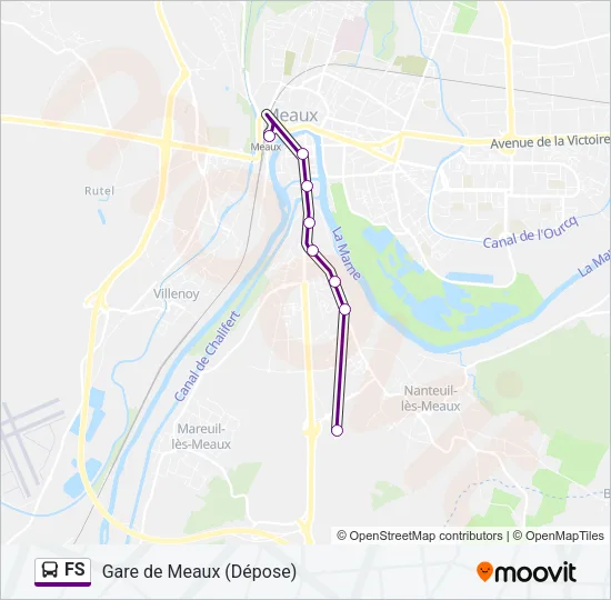FS Bus Line Map