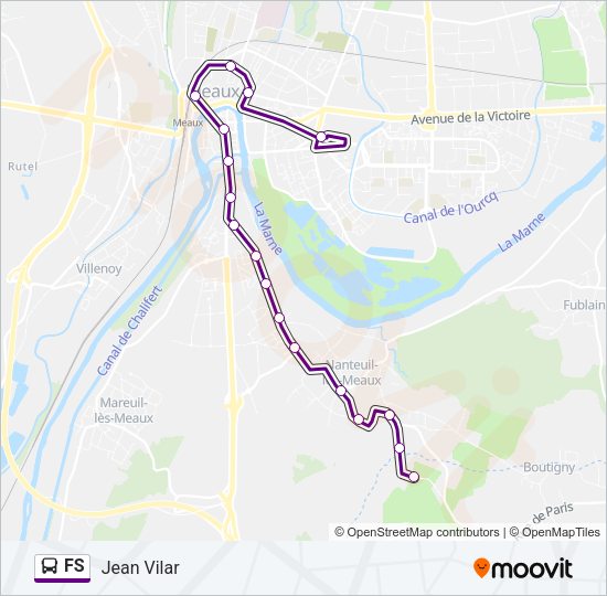 FS Bus Line Map
