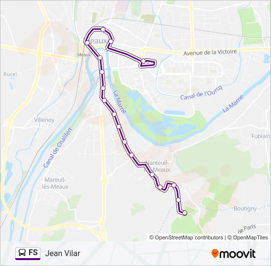 FS Bus Line Map