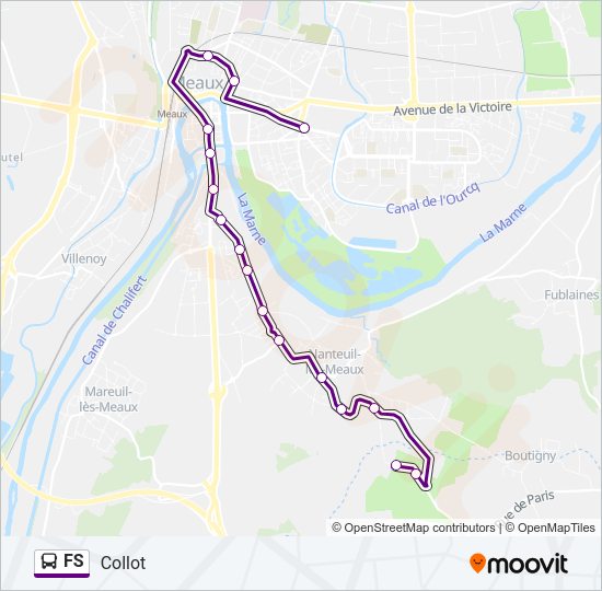 FS Bus Line Map