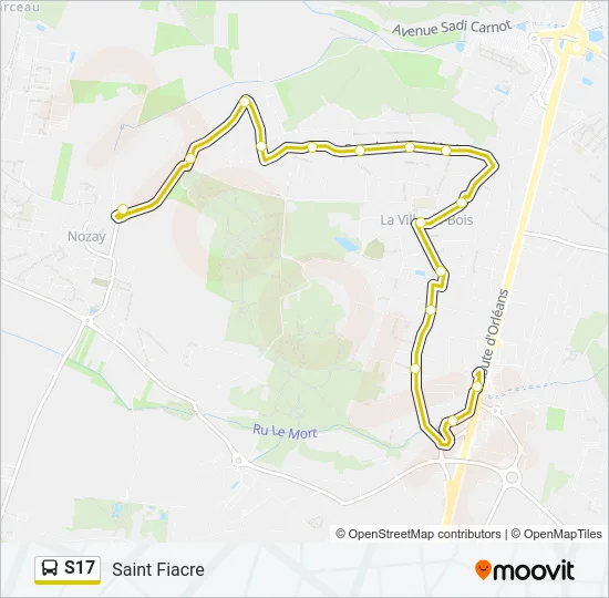 S17 Bus Line Map