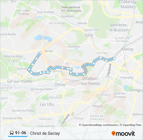 91-06 Bus Line Map