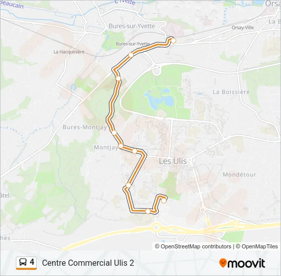 4 Bus Line Map