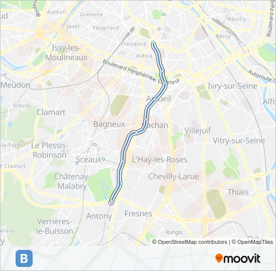 B RER Line Map