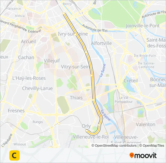C RER Line Map