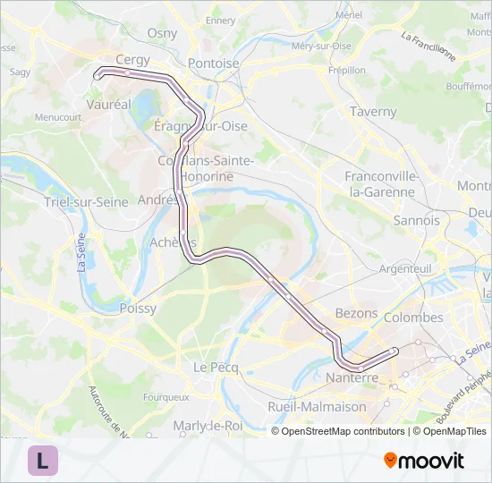 L Train Line Map