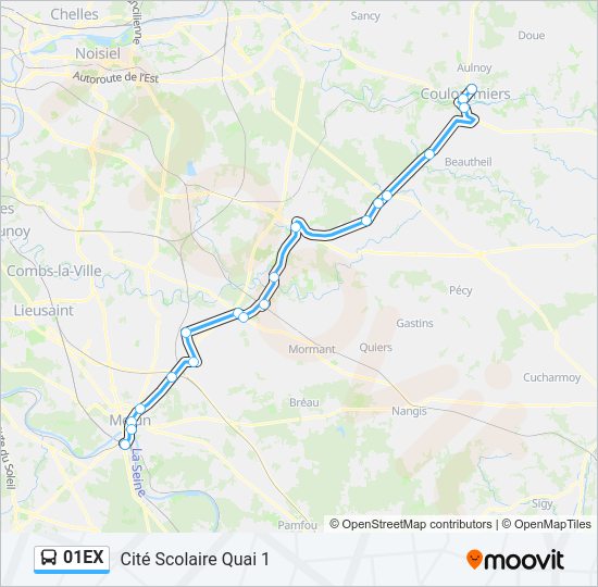 01EX bus Line Map