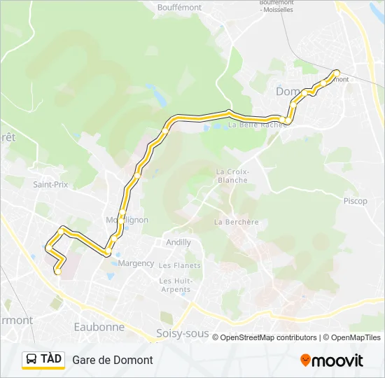 TÀD Bus Line Map