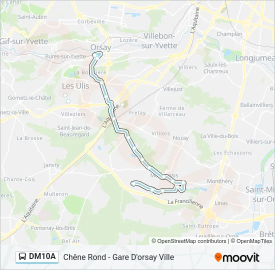 DM10A Bus Line Map