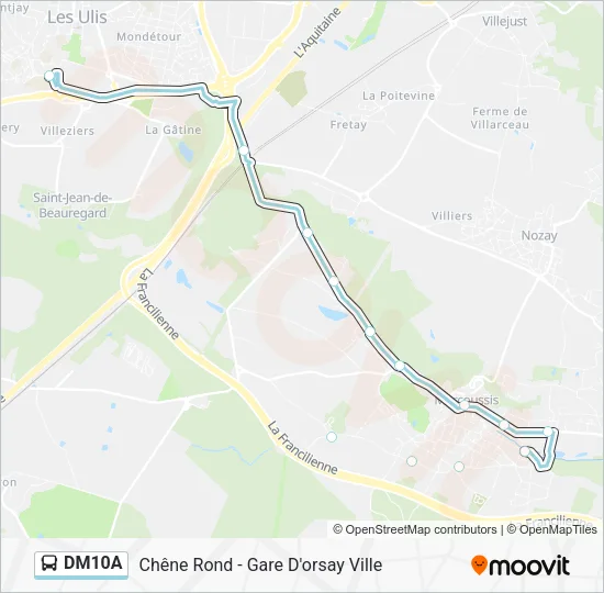 DM10A Bus Line Map