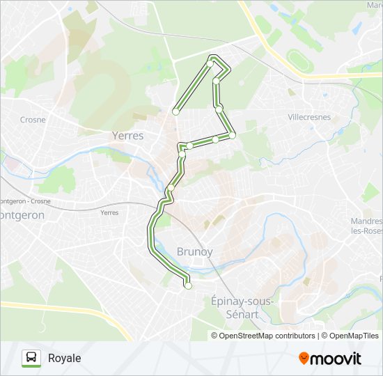 R1-R2-R3 Bus Line Map