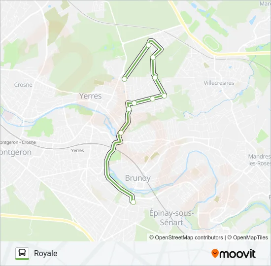 R1-R2-R3 Bus Line Map