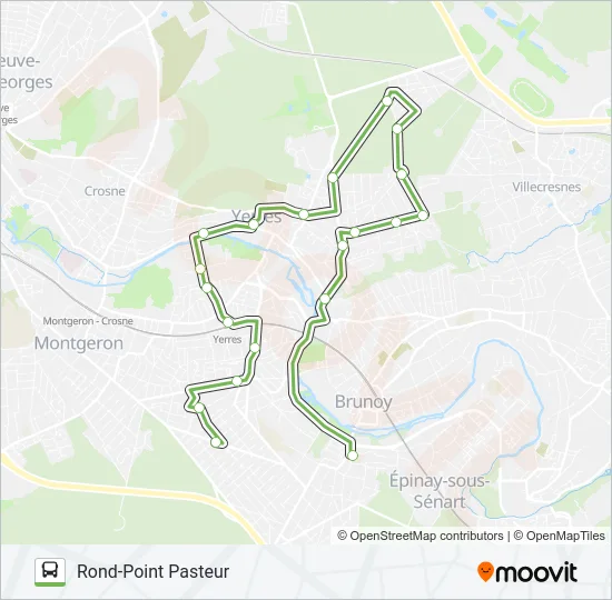 R1-R2-R3 Bus Line Map