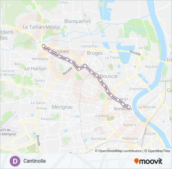 D Light Rail Line Map