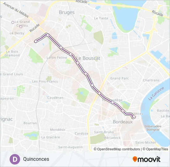 D Light Rail Line Map