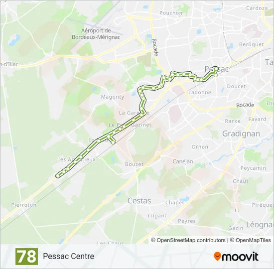 78 Bus Line Map