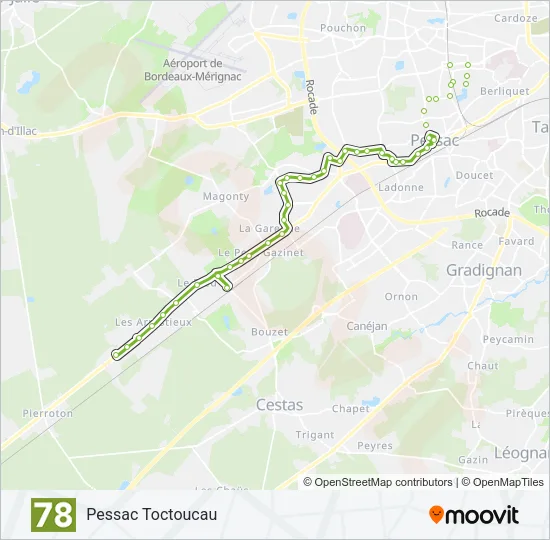 78 Bus Line Map