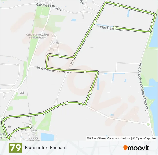 79 Bus Line Map