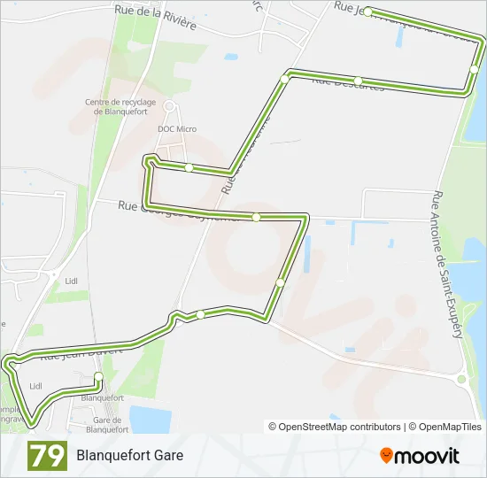 79 Bus Line Map