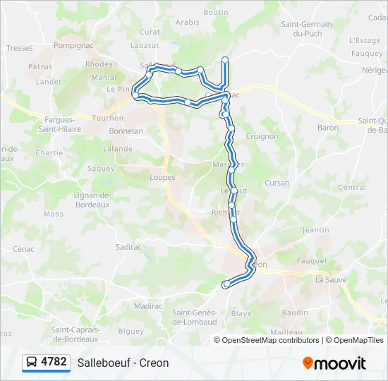 4782 Bus Line Map