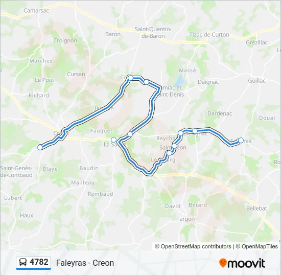 4782 Bus Line Map