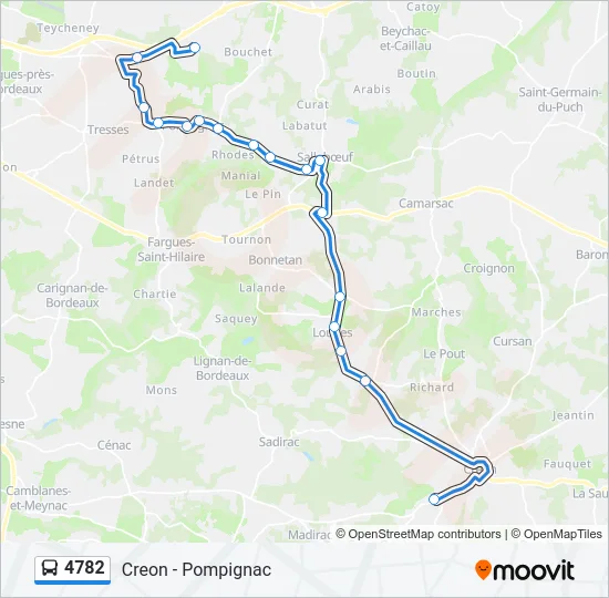 4782 Bus Line Map