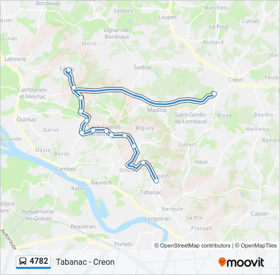 4782 Bus Line Map