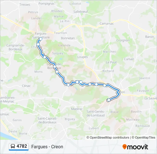4782 Bus Line Map