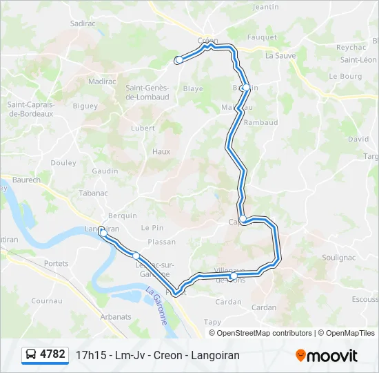 4782 Bus Line Map
