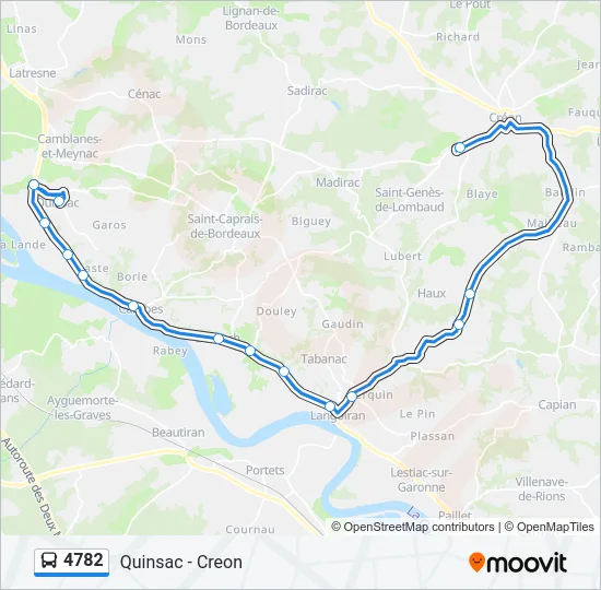 4782 Bus Line Map