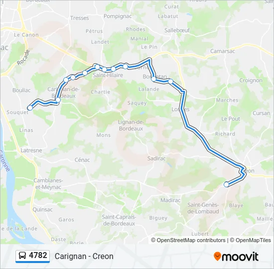 4782 Bus Line Map