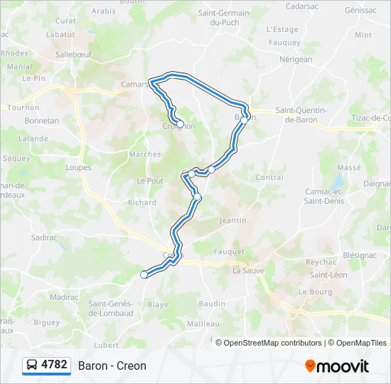 4782 Bus Line Map